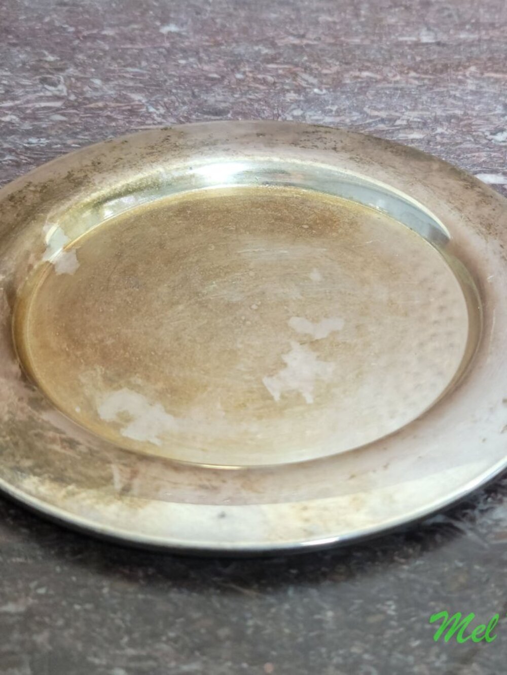 Vintage Oneida USA Silver Plate 8 Inch Plate Antique Tableware Collectible